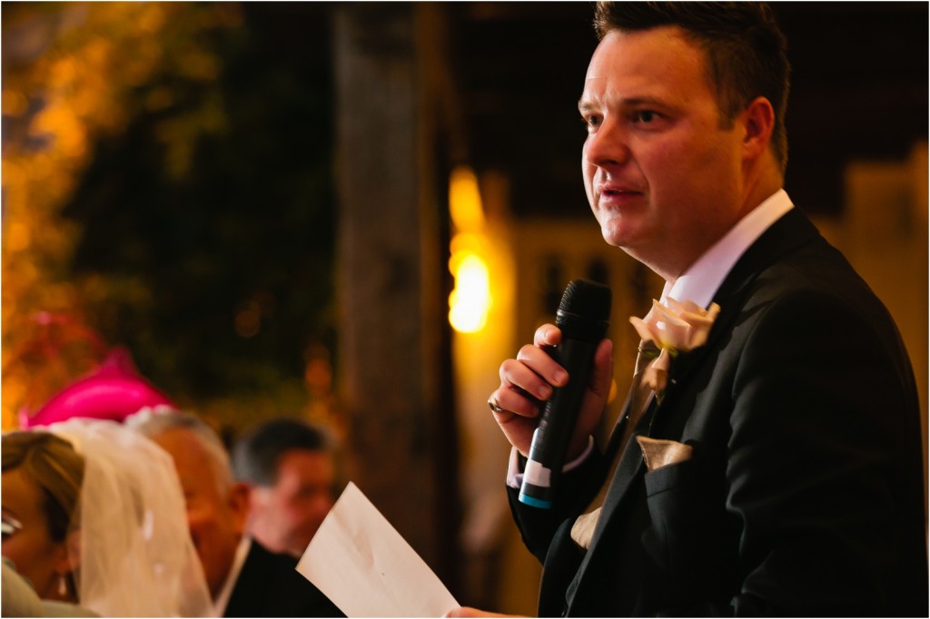 groom's speech Marbella Club