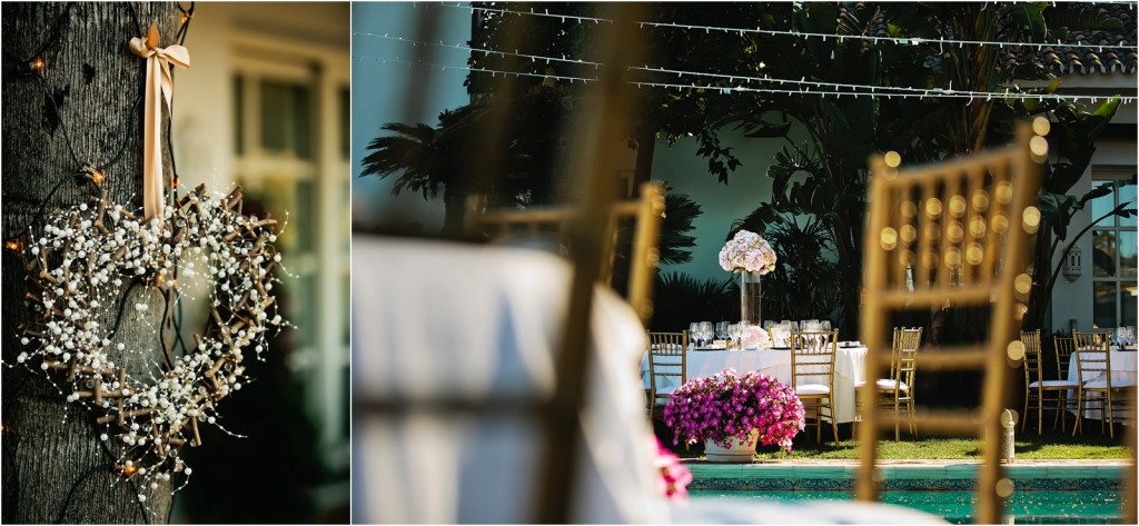 wedding decor villa del mar marbella