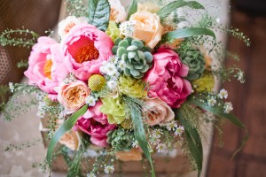 peonies bridal bouquet Marbella
