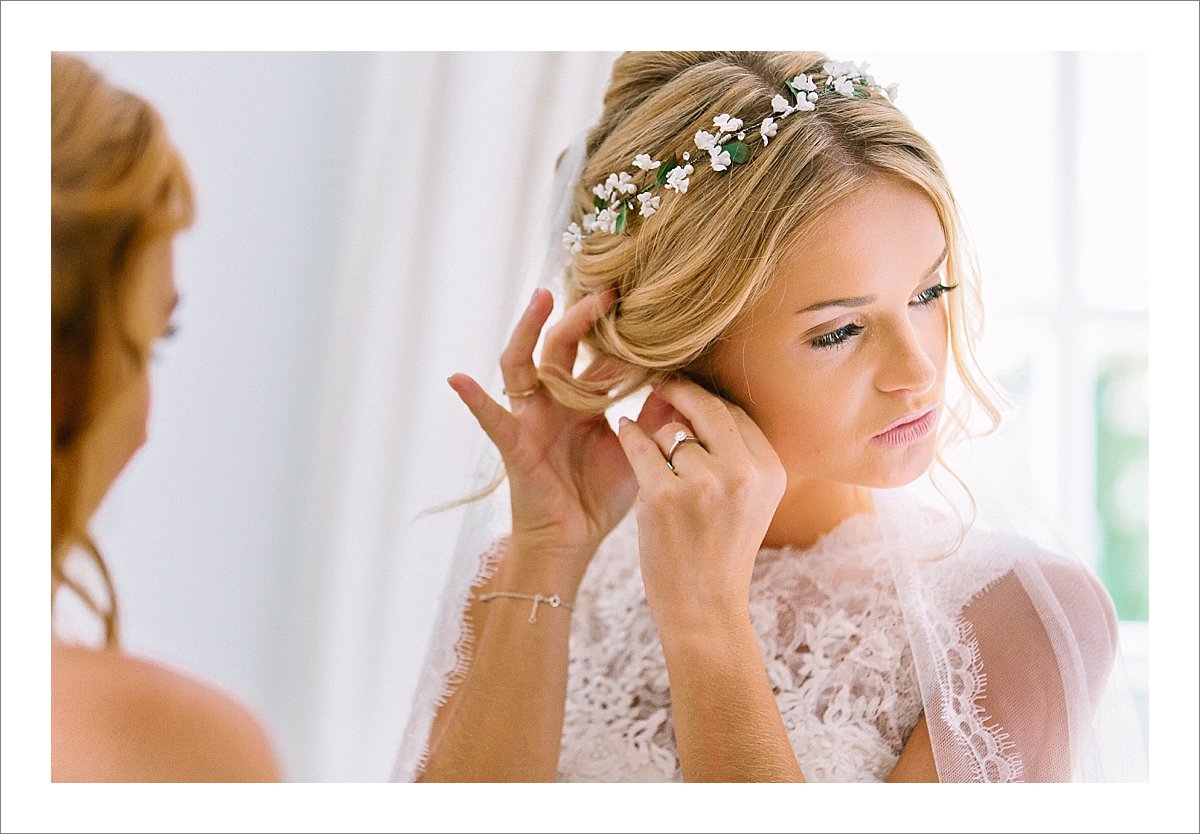 getting ready is an important part of a wedding day