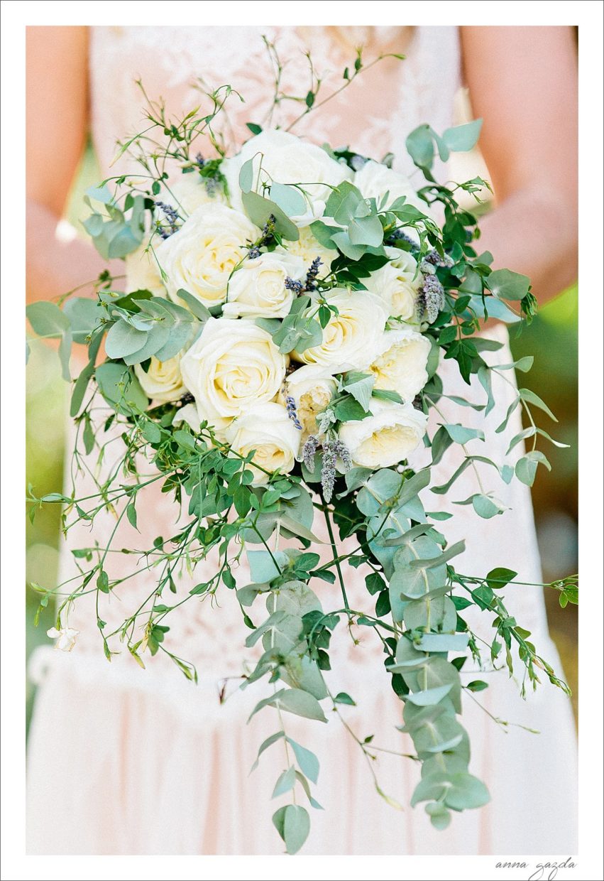 lush wedding flowers arrangement