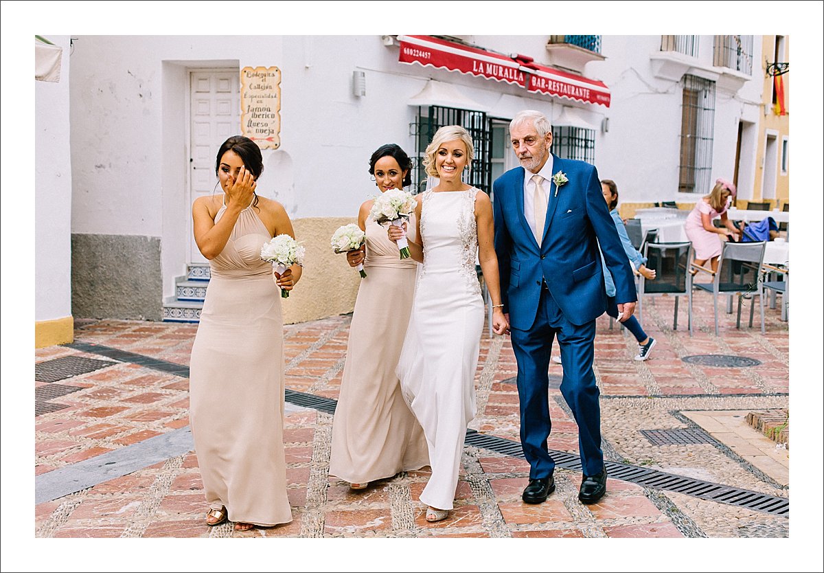 Irish destination wedding in Marbella Spain at Finca La Palma