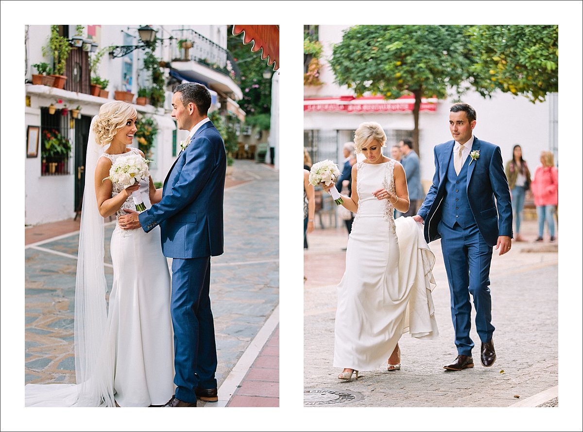 Irish destination wedding in Marbella Spain at Finca La Palma