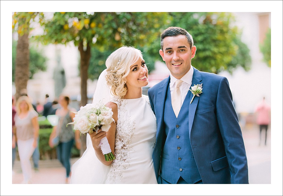 Irish destination wedding in Marbella Spain at Finca La Palma