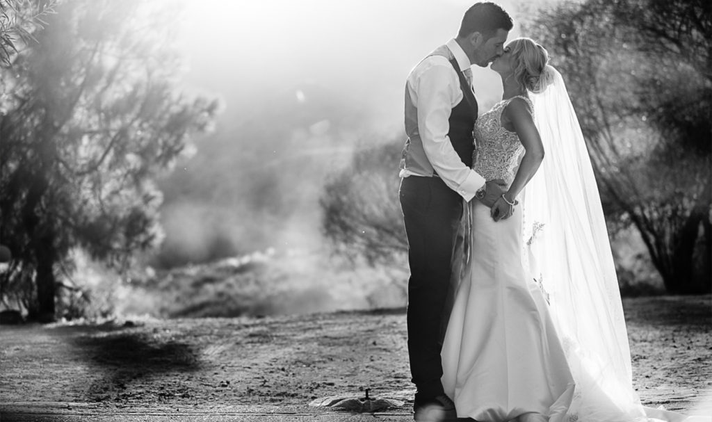 bride and groom portraits