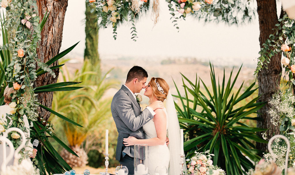 wedding ceremony Hacienda San Jose wedding photographer Mijas