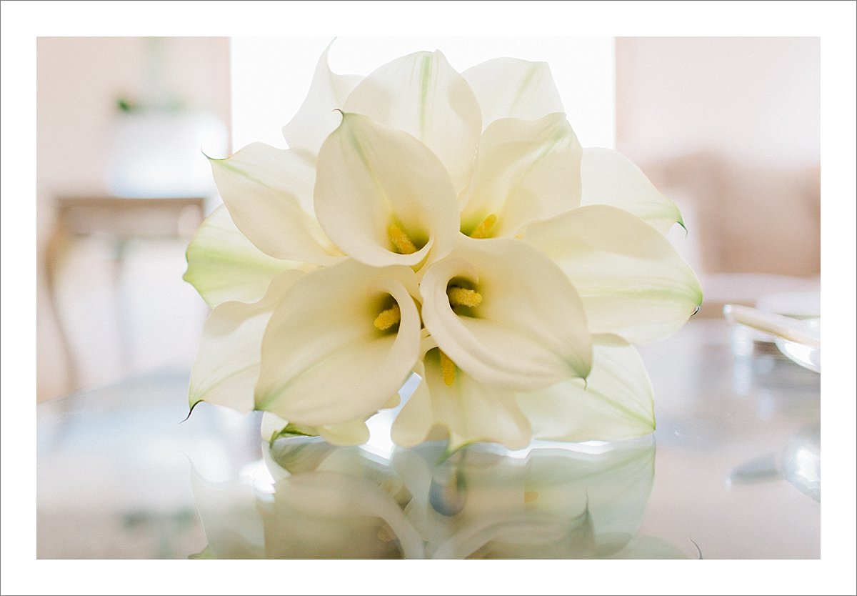 white bridal bouquet Marbella