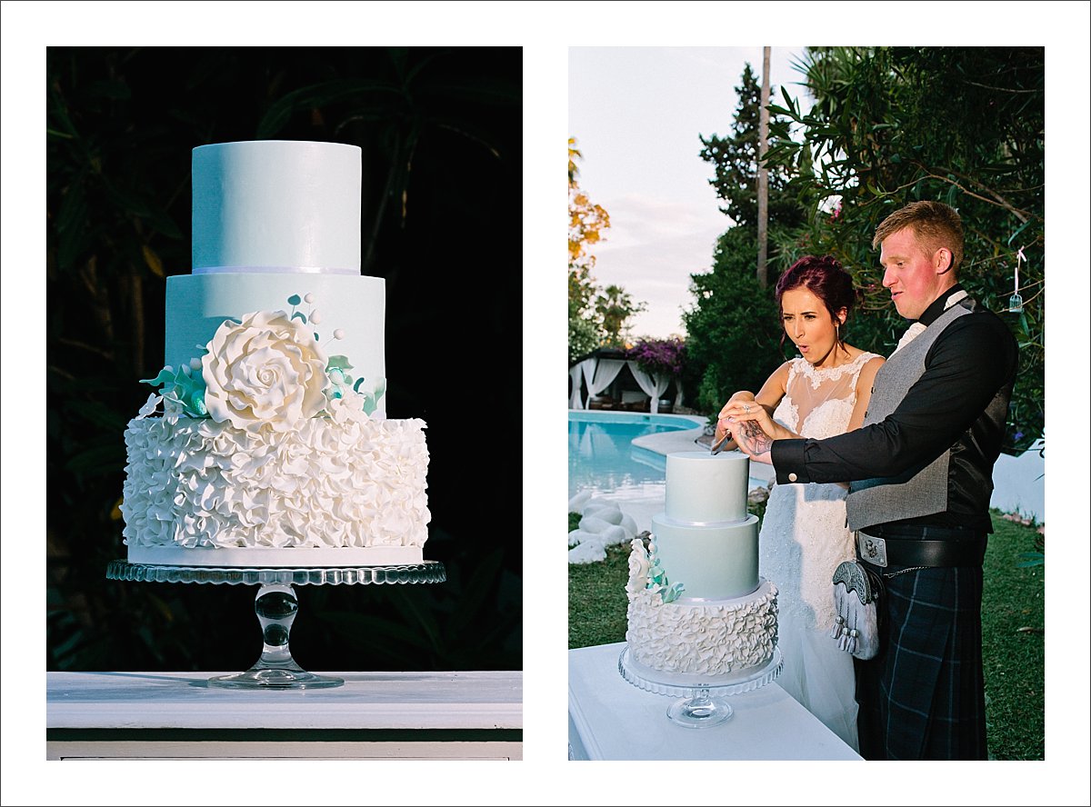 wedding cake Marbella