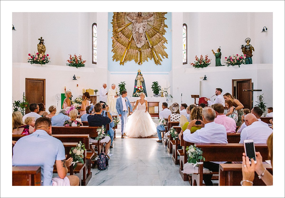 Wedding in Benahavis church