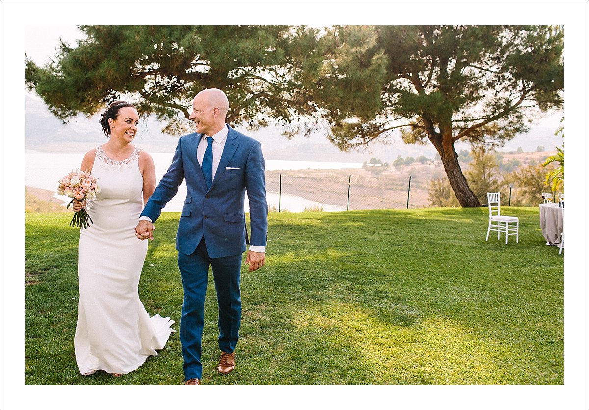 bride and groom portrait la vinuela hotel