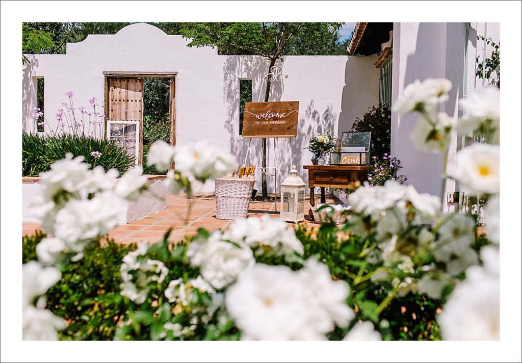 wedding venue Spain Cortijo Rosa Blanca