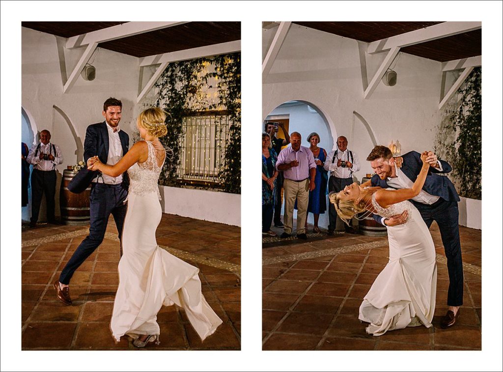 destination wedding Spain first dance