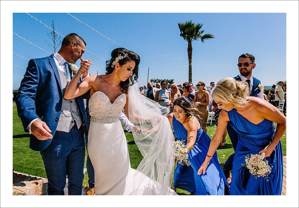 beach wedding Marbella Villa Alicate