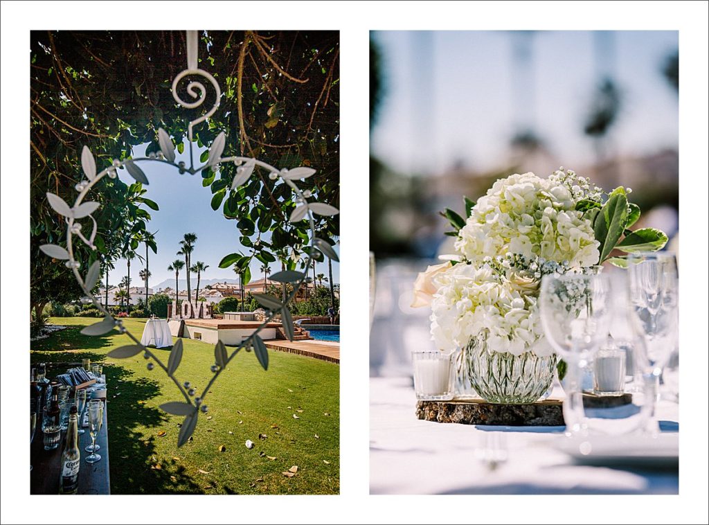 wedding decoration beach wedding Marbella Villa Alicate