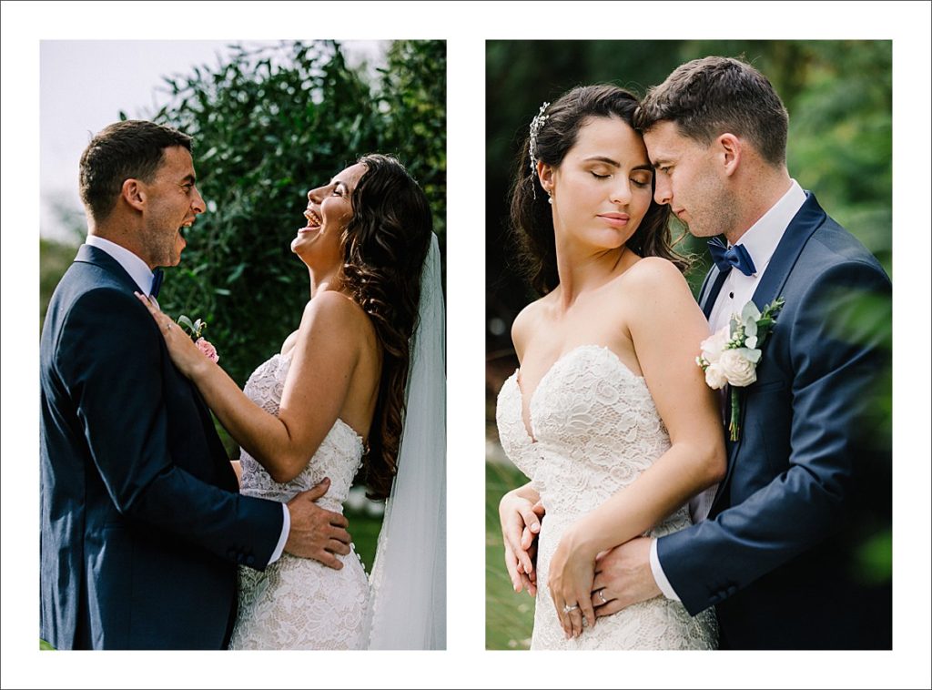 Bride and Groom Portraits on a Cloudy Day Profoto