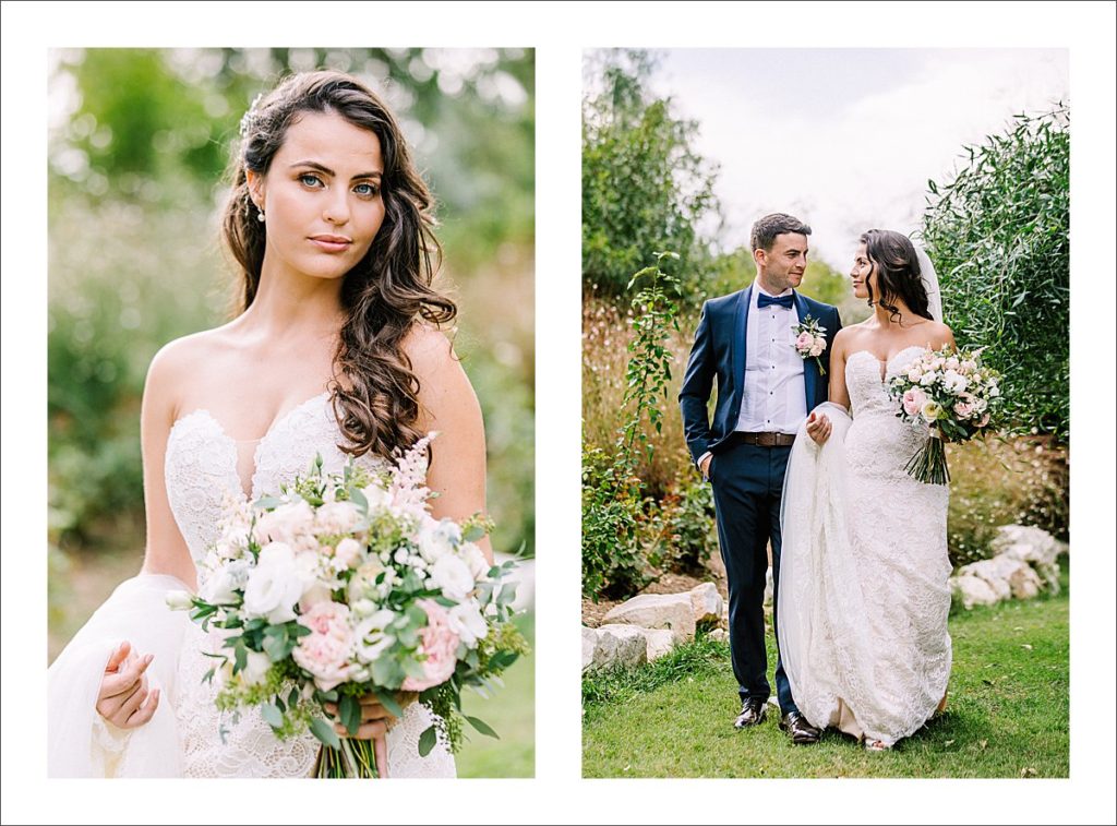 Bride and Groom Portraits on a Cloudy Day Profoto