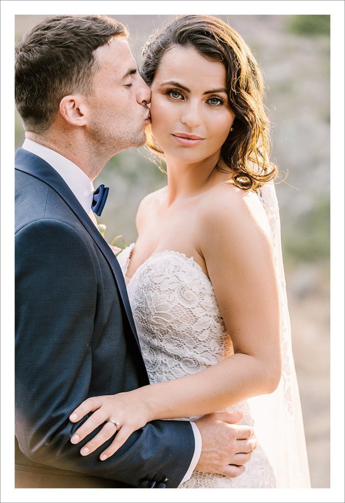 Bride and Groom Portraits on a Cloudy Day Profoto