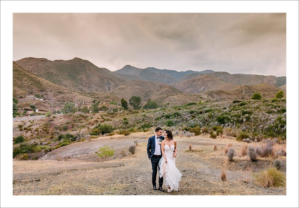 Bride and Groom Portraits on a Cloudy Day Profoto