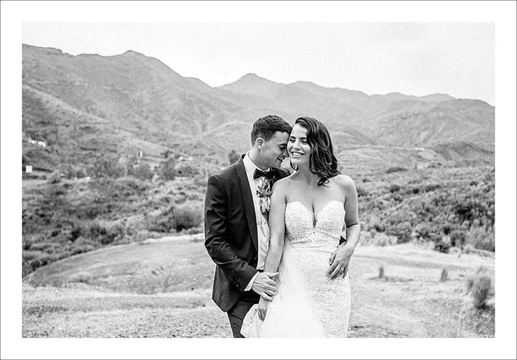 Bride and Groom Portraits on a Cloudy Day Profoto