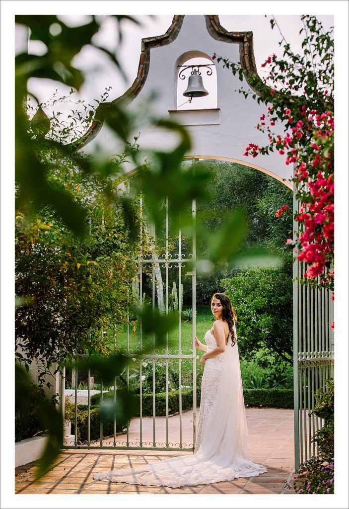 Bride and Groom Portraits on a Cloudy Day