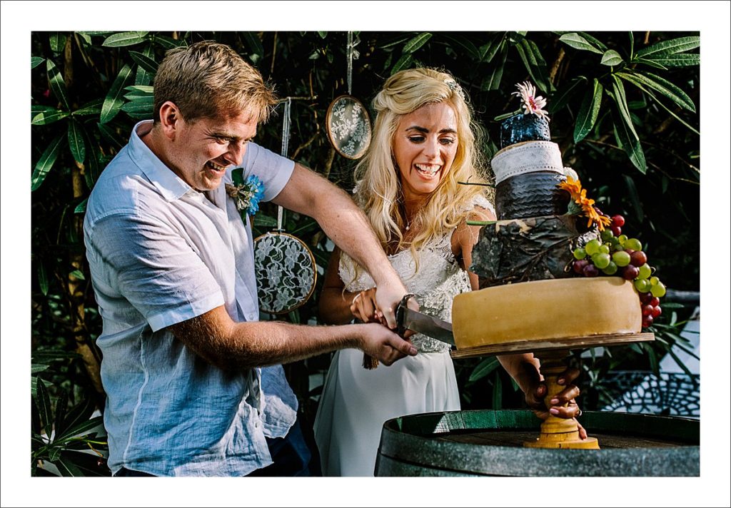 cheese tower wedding cake spain