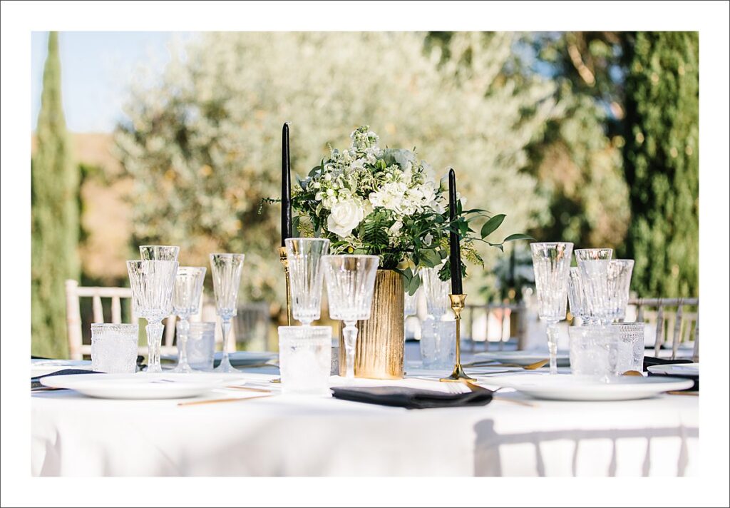 chic glam wedding in Spain